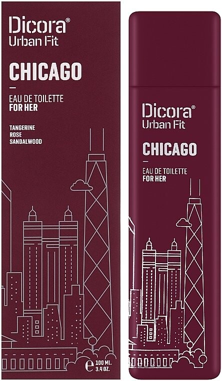 Dicora, Urban Fit Chicago, туалетная вода, 100 мл
Dicora, Urban Fit Chicago, туалетная вода, 100 мл