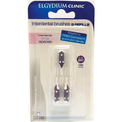 Клинические межзубные ершики большие конические 6-4 мм Elgydium
Клинические межзубные ершики большие конические 6-4 мм Elgydium