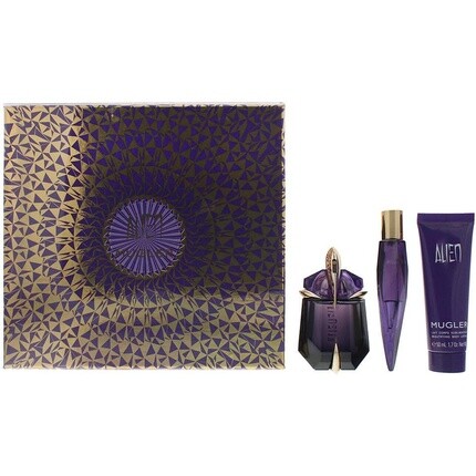 Подарочный набор Alien, 90 мл, спрей Edp, 30 мл, лосьон для тела, 50 мл, многоразовый спрей для сумочки, 10 мл, Thierry Mugler
Подарочный набор Alien, 90 мл, спрей Edp, 30 мл, лосьон для тела, 50 мл, многоразовый спрей для сумочки, 10 мл, Thierry Mugler