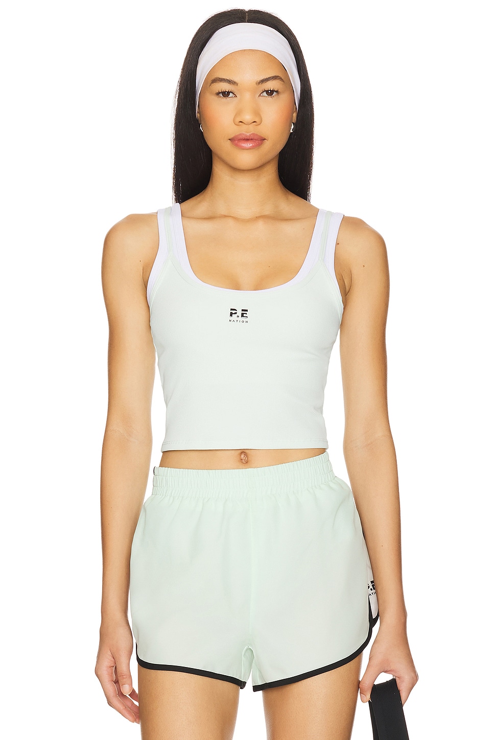 Майка Forward P.E Nation, hint of mint & optic white
Майка Forward P.E Nation, hint of mint & optic white