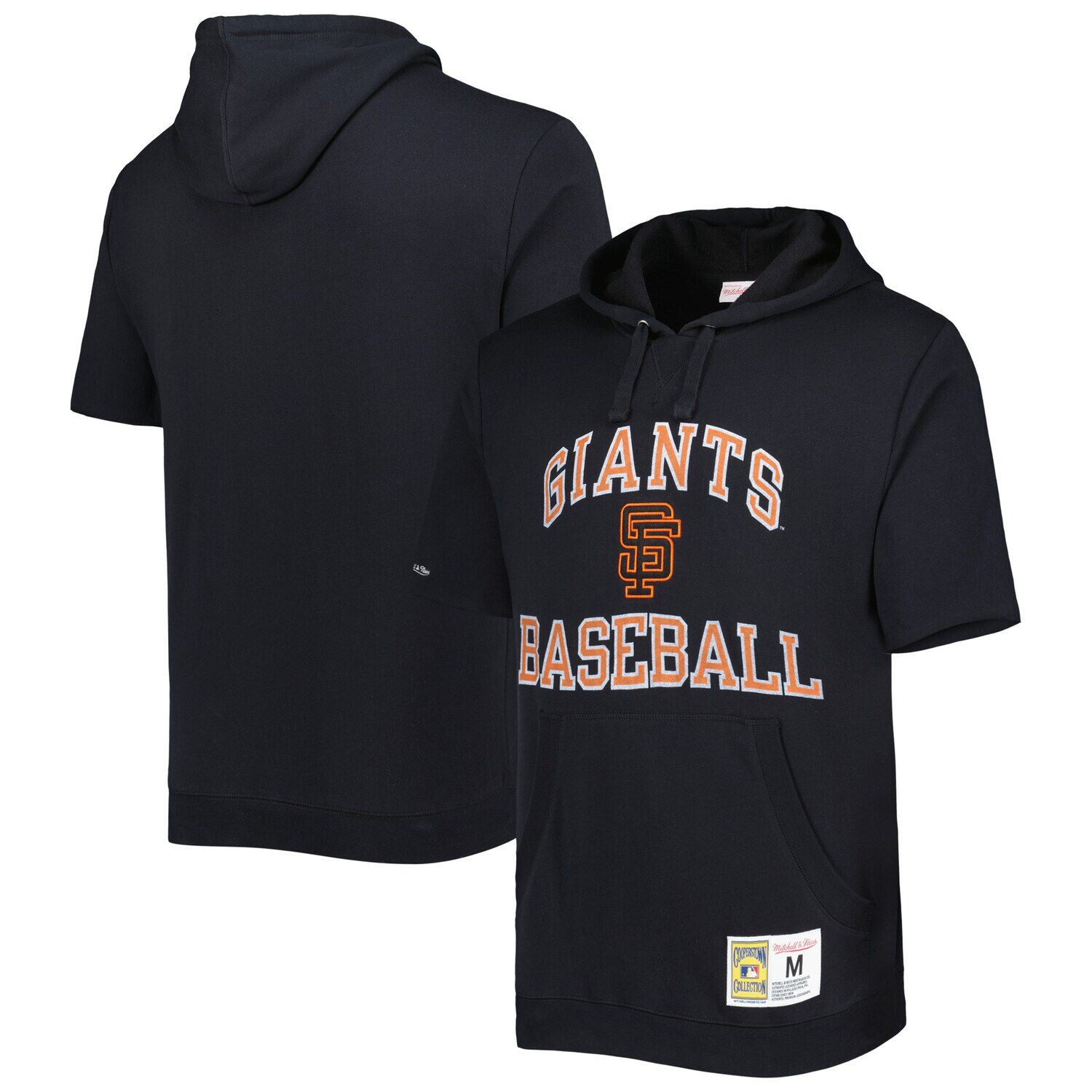Мужской черный флисовый пуловер с короткими рукавами Mitchell & Ness San Francisco Giants Cooperstown Collection
Мужской черный флисовый пуловер с короткими рукавами Mitchell & Ness San Francisco Giants Cooperstown Collection