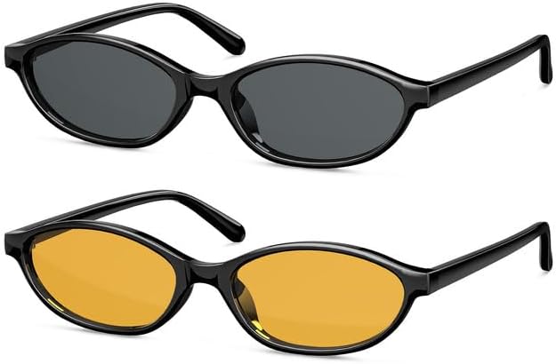 Ретро-солнцезащитные очки «кошачий глаз» для женщин, защита от УФ-излучения UV400, легкая квадратная оправа, идеально подходят для вождения, путешествий и повседневной носки OUKEMAX, 2pack-black + Orange
Ретро-солнцезащитные очки «кошачий глаз» для женщин, защита от УФ-излучения UV400, легкая квадратная оправа, идеально подходят для вождения, путешествий и повседневной носки OUKEMAX, 2pack-black + Orange