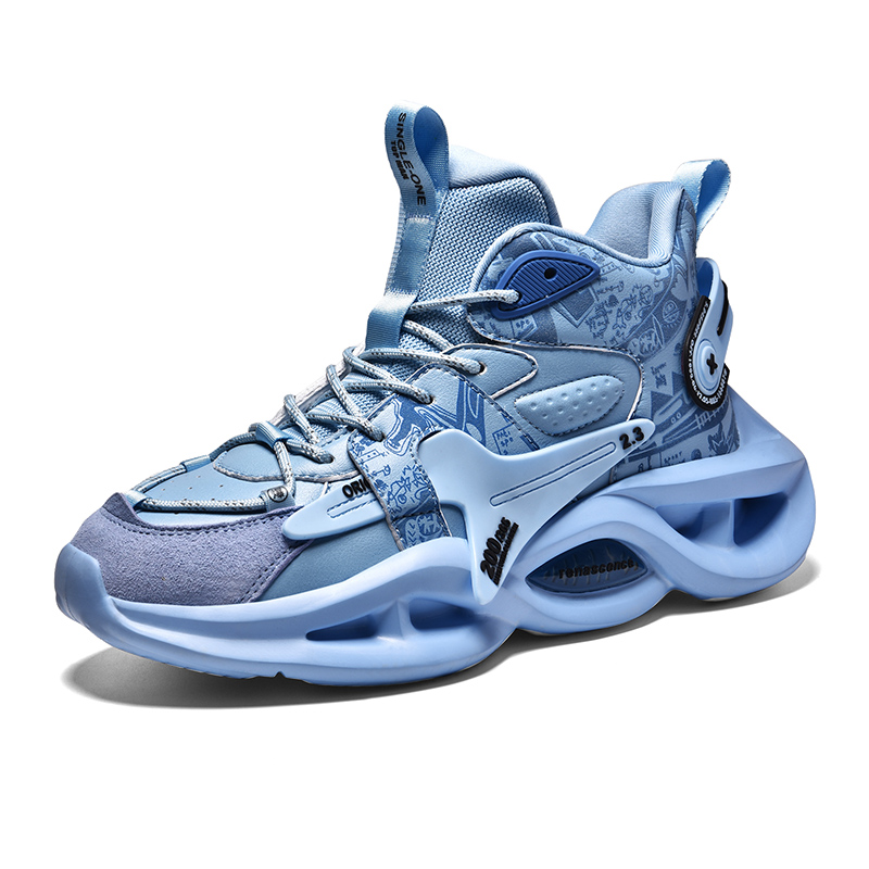 TONYBEAR Стойкие к истиранию массивные кроссовки мужские высокие голубые, цвет Blue
TONYBEAR Стойкие к истиранию массивные кроссовки мужские высокие голубые, цвет Blue