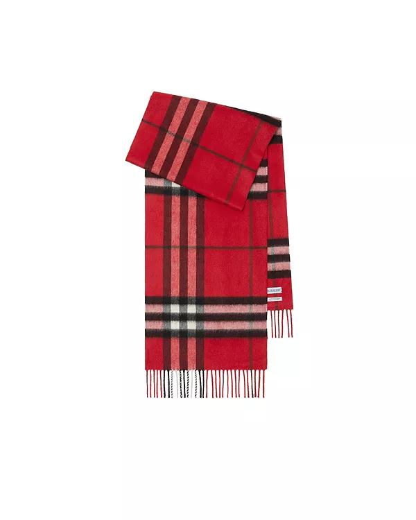 Клетчатый кашемировый шарф Burberry, красный
Клетчатый кашемировый шарф Burberry, красный