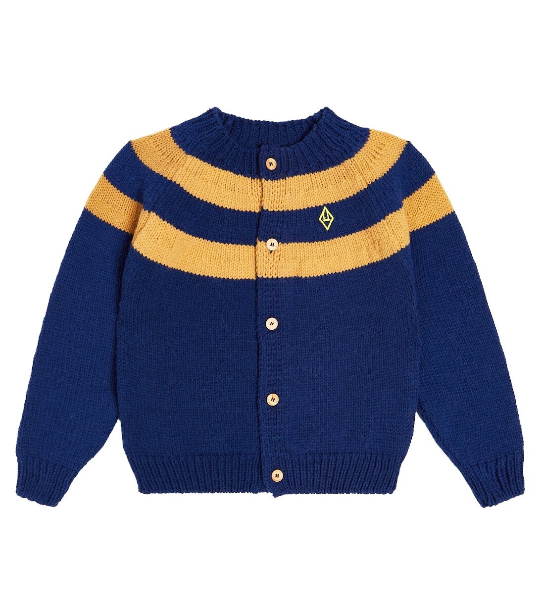 Шерстяной кардиган в полоску Toucan The Animals Observatory, синий
Шерстяной кардиган в полоску Toucan The Animals Observatory, синий