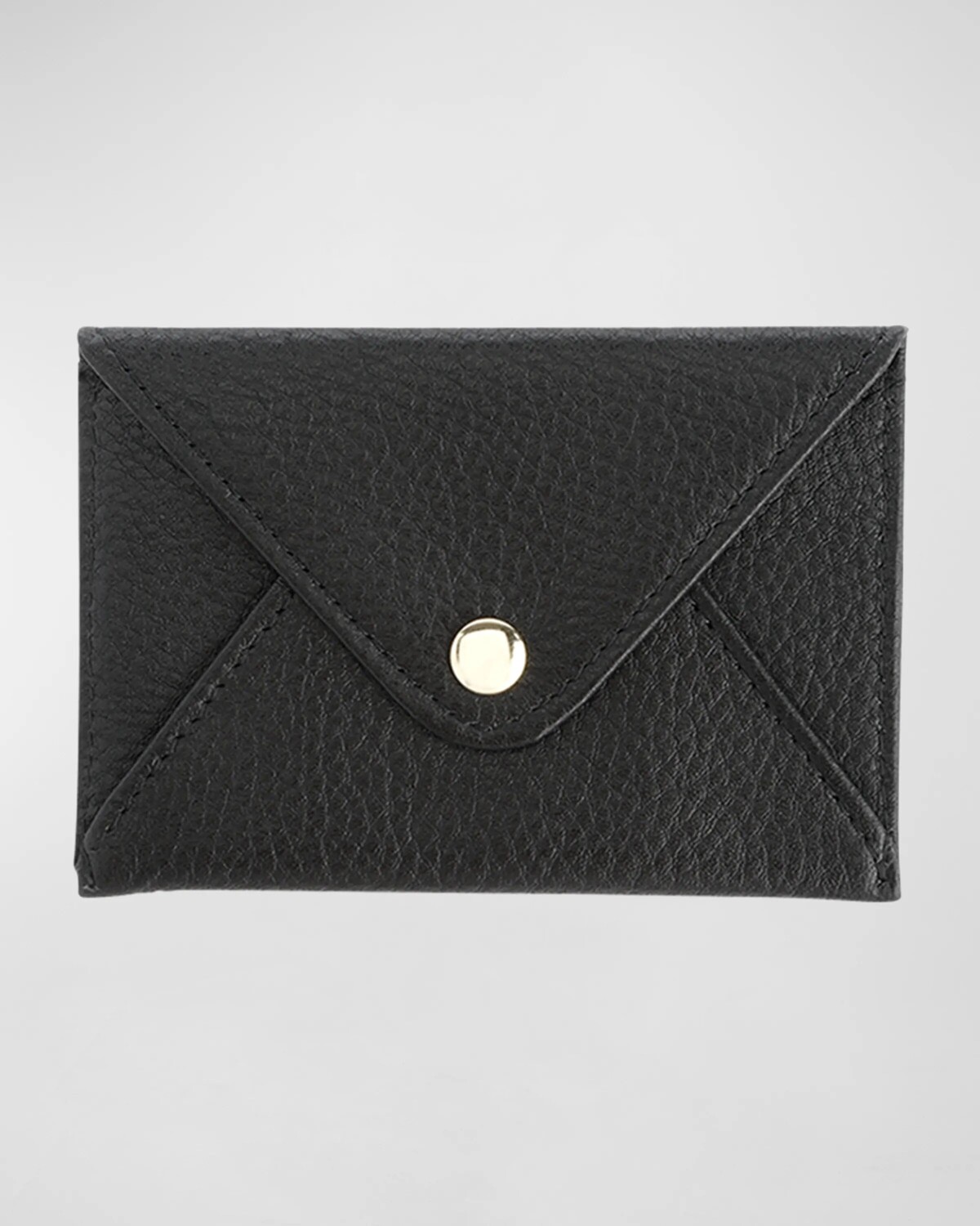 Кожаный визитница в стиле конверта с монограммой Royce New York, черный
Кожаный визитница в стиле конверта с монограммой Royce New York, черный