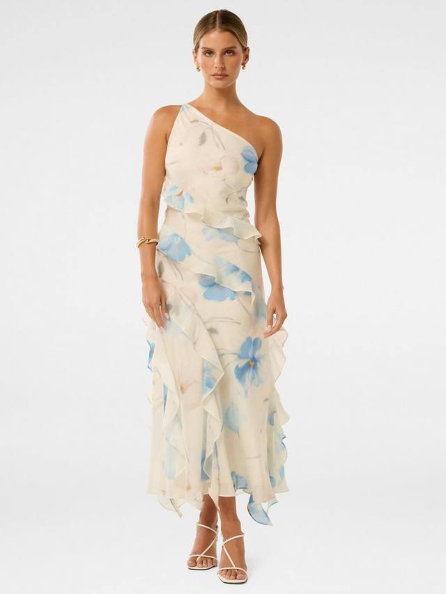 Платье Petite Belle с одним плечом и рюшами Forever New, Blue/Multi
Платье Petite Belle с одним плечом и рюшами Forever New, Blue/Multi