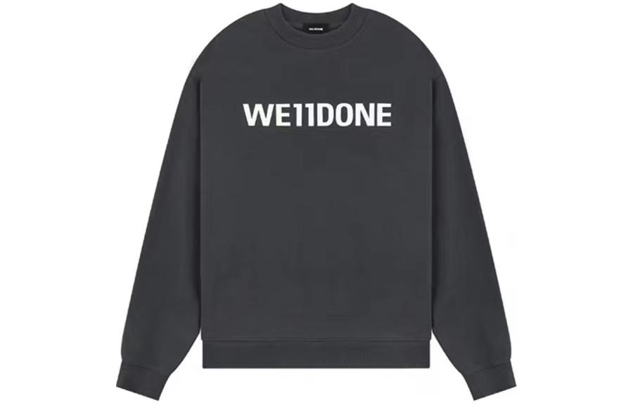 Свитшот унисекс серый WE11DONE 
Свитшот унисекс серый WE11DONE