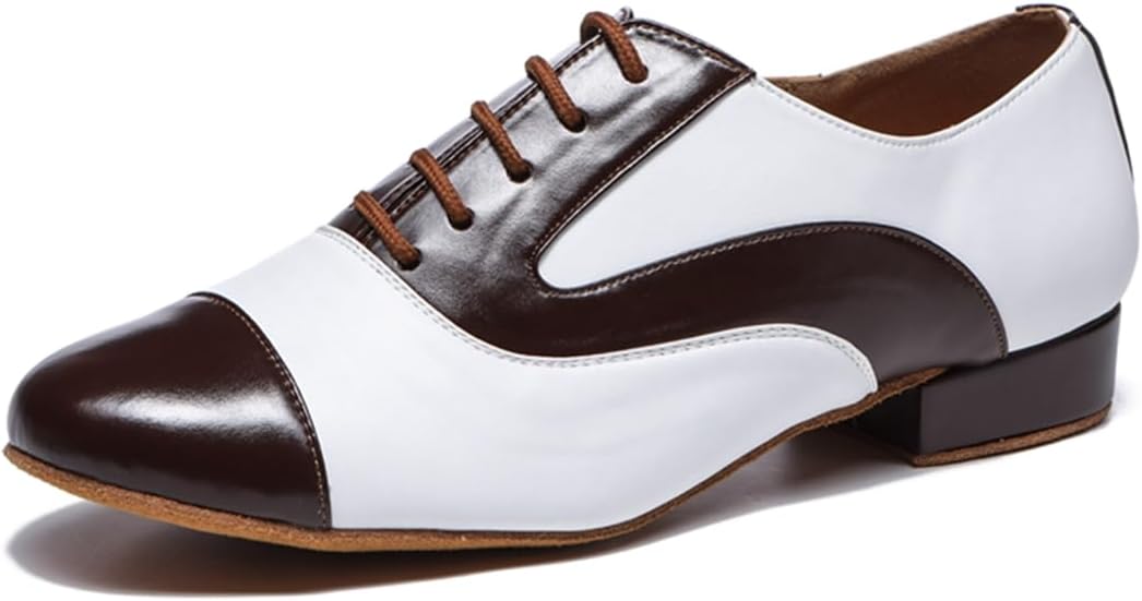 Мужские кожаные танцевальные туфли с круглым носком для латиноамериканских танцев: румба, вальс, танго, бальные танцы Zhcrcfirm, белый
Мужские кожаные танцевальные туфли с круглым носком для латиноамериканских танцев: румба, вальс, танго, бальные танцы Zhcrcfirm, белый