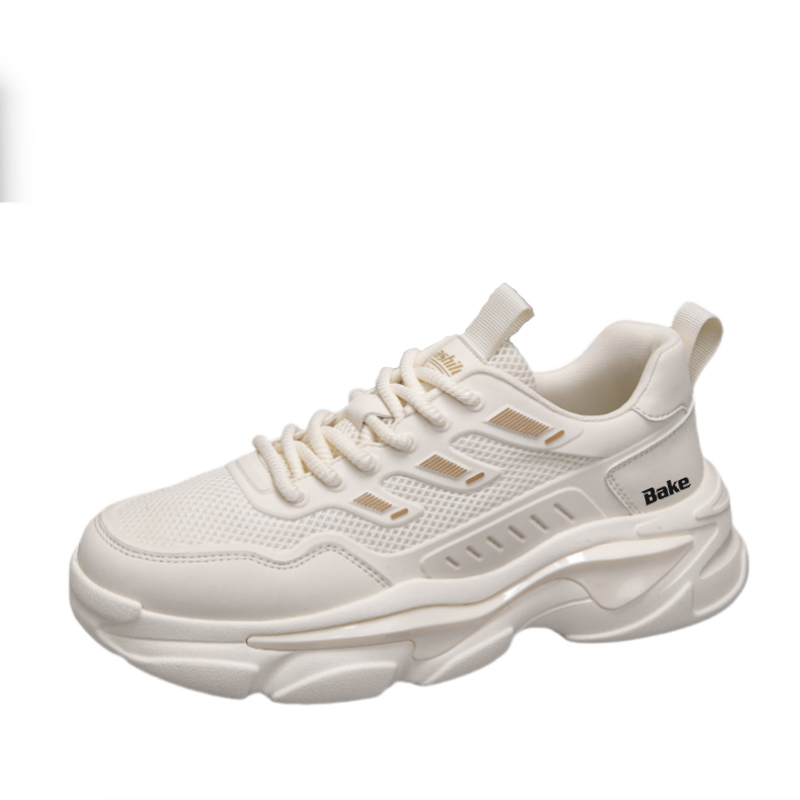 BAKE Дышащие амортизирующие утолщенные кроссовки на платформе мужские бежево-абрикосовые, цвет Beige Apricot
BAKE Дышащие амортизирующие утолщенные кроссовки на платформе мужские бежево-абрикосовые, цвет Beige Apricot