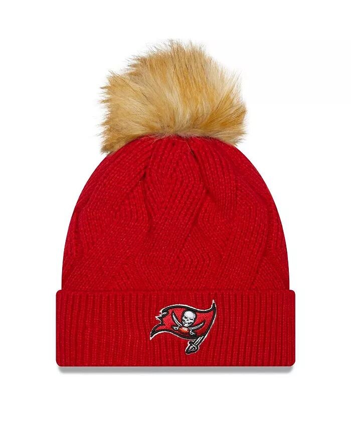 Женская красная вязаная шапка Tampa Bay Buccaneers Snowy с манжетами и помпоном New Era
Женская красная вязаная шапка Tampa Bay Buccaneers Snowy с манжетами и помпоном New Era