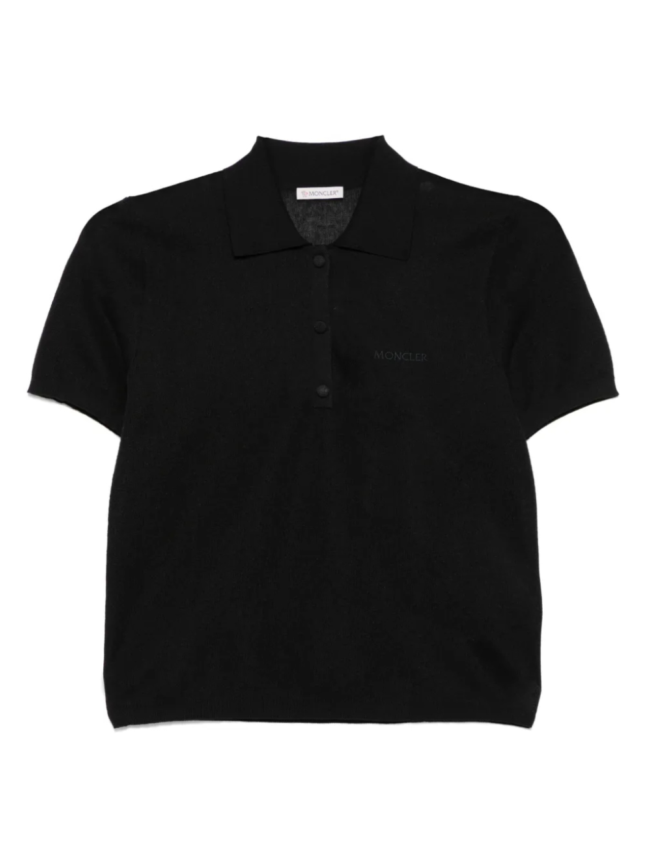 Рубашка поло с вышитым логотипом Moncler, черный
Рубашка поло с вышитым логотипом Moncler, черный