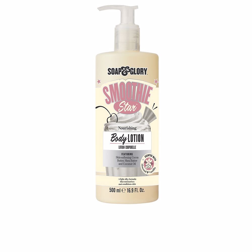 Увлажняющий крем для тела Smoothie Star Body Lotion Soap & Glory, 500 мл
Увлажняющий крем для тела Smoothie Star Body Lotion Soap & Glory, 500 мл