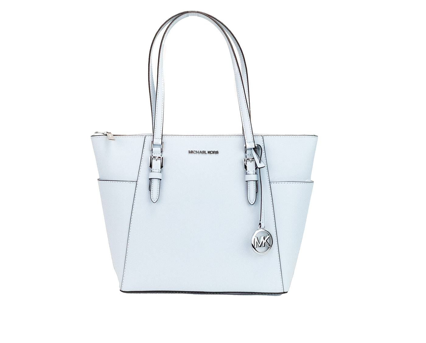 Сумка-тоут Charlotte Vista Blue, большая кожаная сумка на молнии сверху Michael Kors
Сумка-тоут Charlotte Vista Blue, большая кожаная сумка на молнии сверху Michael Kors