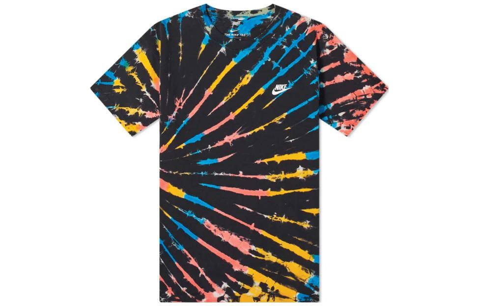 Спортивная футболка с принтом тай-дай Nike, черный
Спортивная футболка с принтом тай-дай Nike, черный