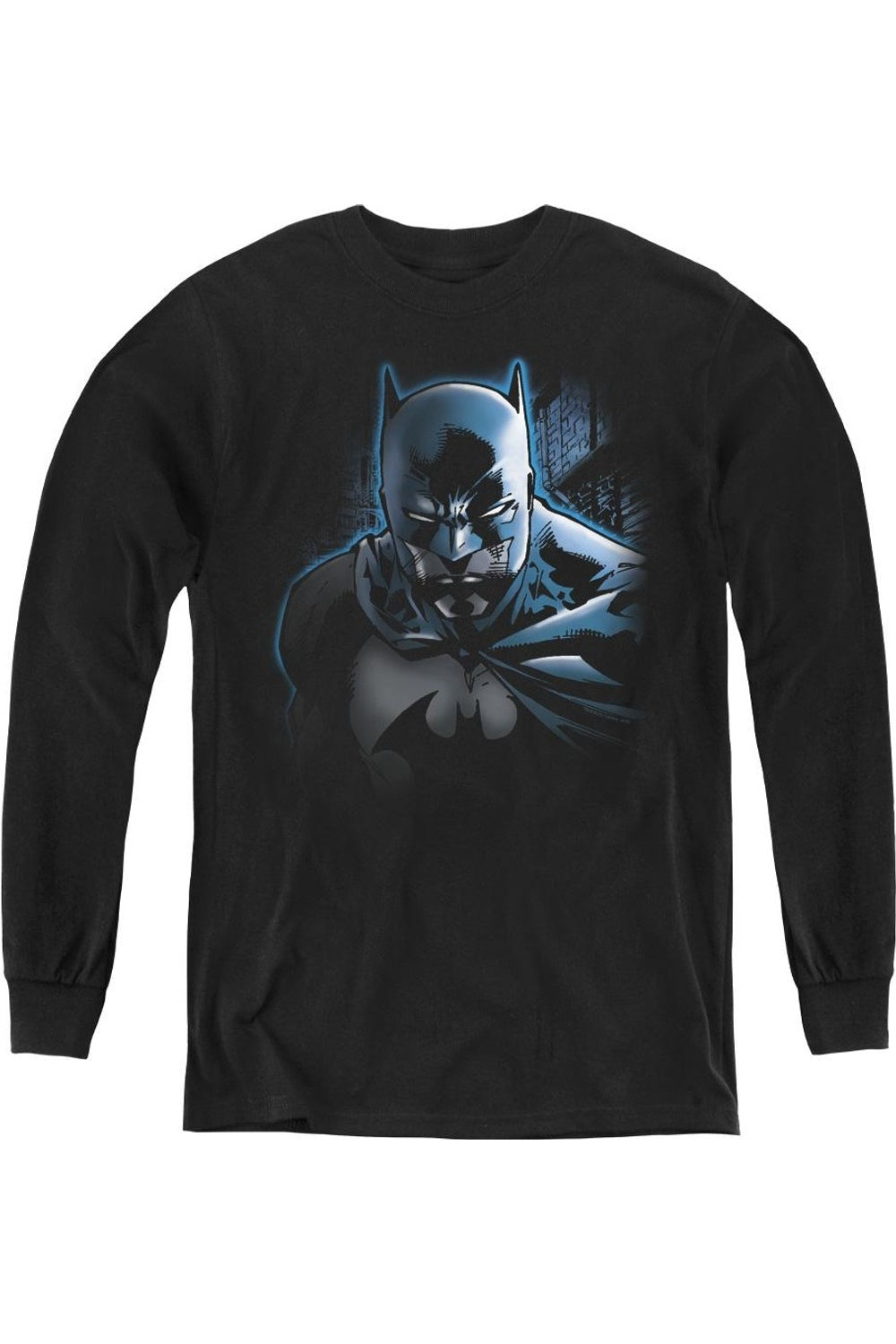 Футболка с длинным рукавом для детей "Batman: Не связывайся с Бэтменом" Gildan, черный
Футболка с длинным рукавом для детей "Batman: Не связывайся с Бэтменом" Gildan, черный