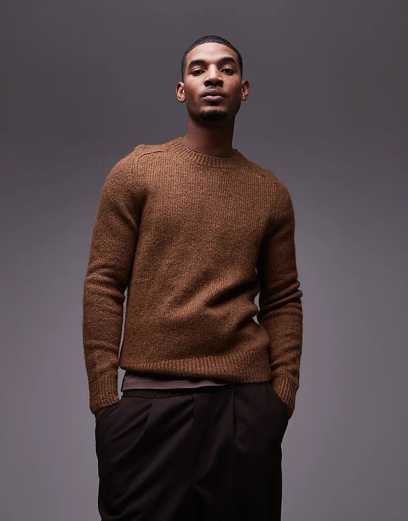 Mango – Мягкий свитер из смеси шерсти светло-коричневого цвета.
Mango – Мягкий свитер из смеси шерсти светло-коричневого цвета.