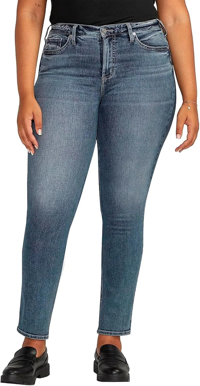 Silver Jeans Co. Женские джинсы Plus Size Most Wanted Mid Rise Straight Leg
Silver Jeans Co. Женские джинсы Plus Size Most Wanted Mid Rise Straight Leg