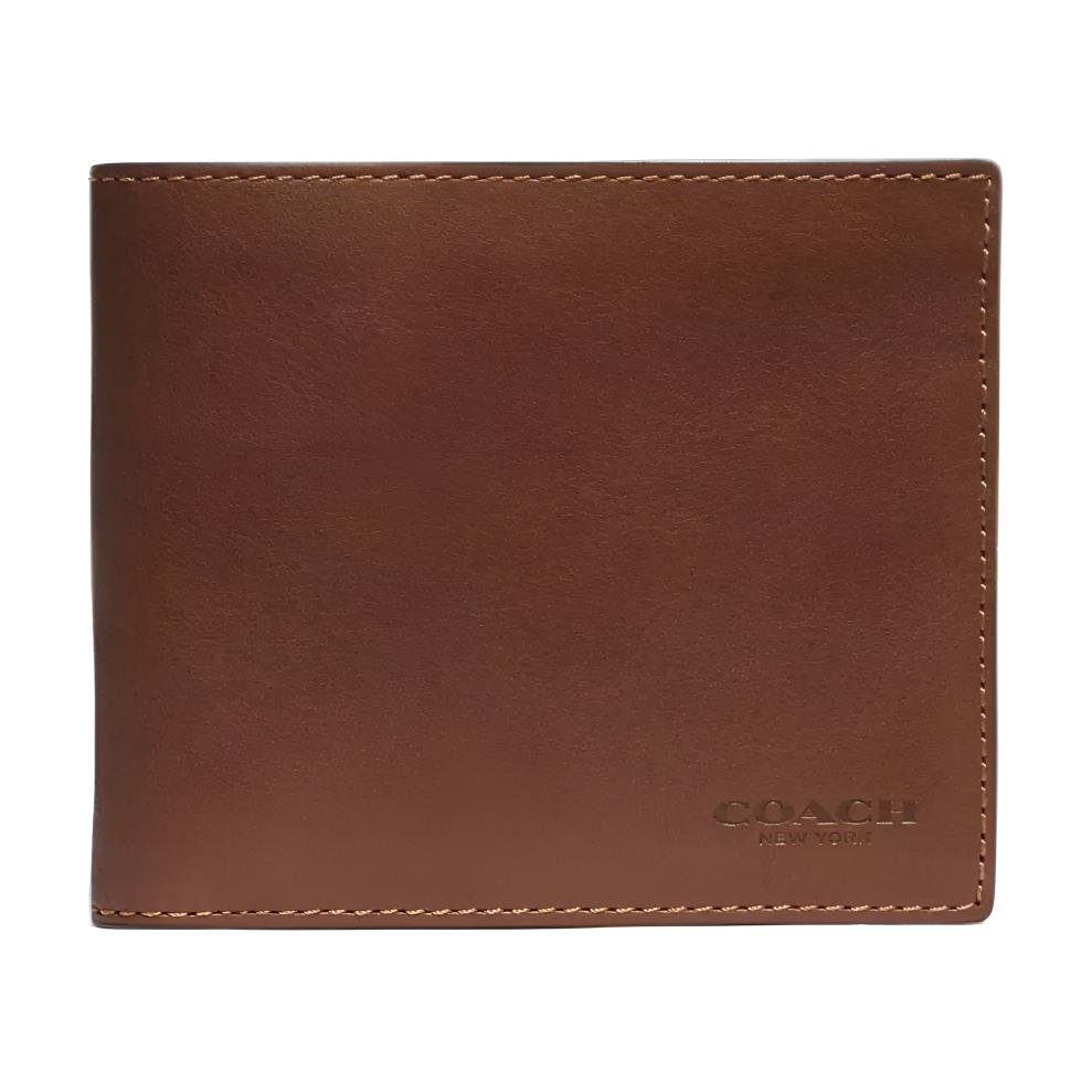 COACH Мужской бумажник из телячьей кожи седло
COACH Мужской бумажник из телячьей кожи седло