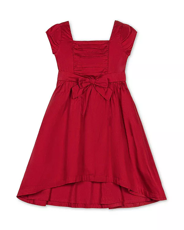 Детское атласное вечернее платье с короткими рукавами и асимметричным подолом для девочек - для малышек и девочек постарше. Hope & Henry, красный
Детское атласное вечернее платье с короткими рукавами и асимметричным подолом для девочек - для малышек и девочек постарше. Hope & Henry, красный