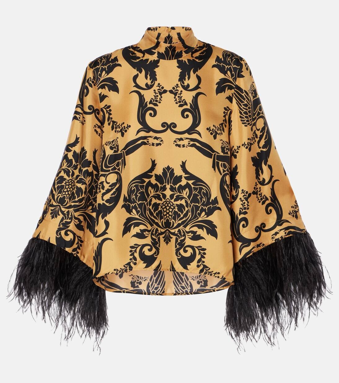 Топ из шелкового твила с отделкой из перьев Make An Exit La Doublej, цвет cherubs
Топ из шелкового твила с отделкой из перьев Make An Exit La Doublej, цвет cherubs