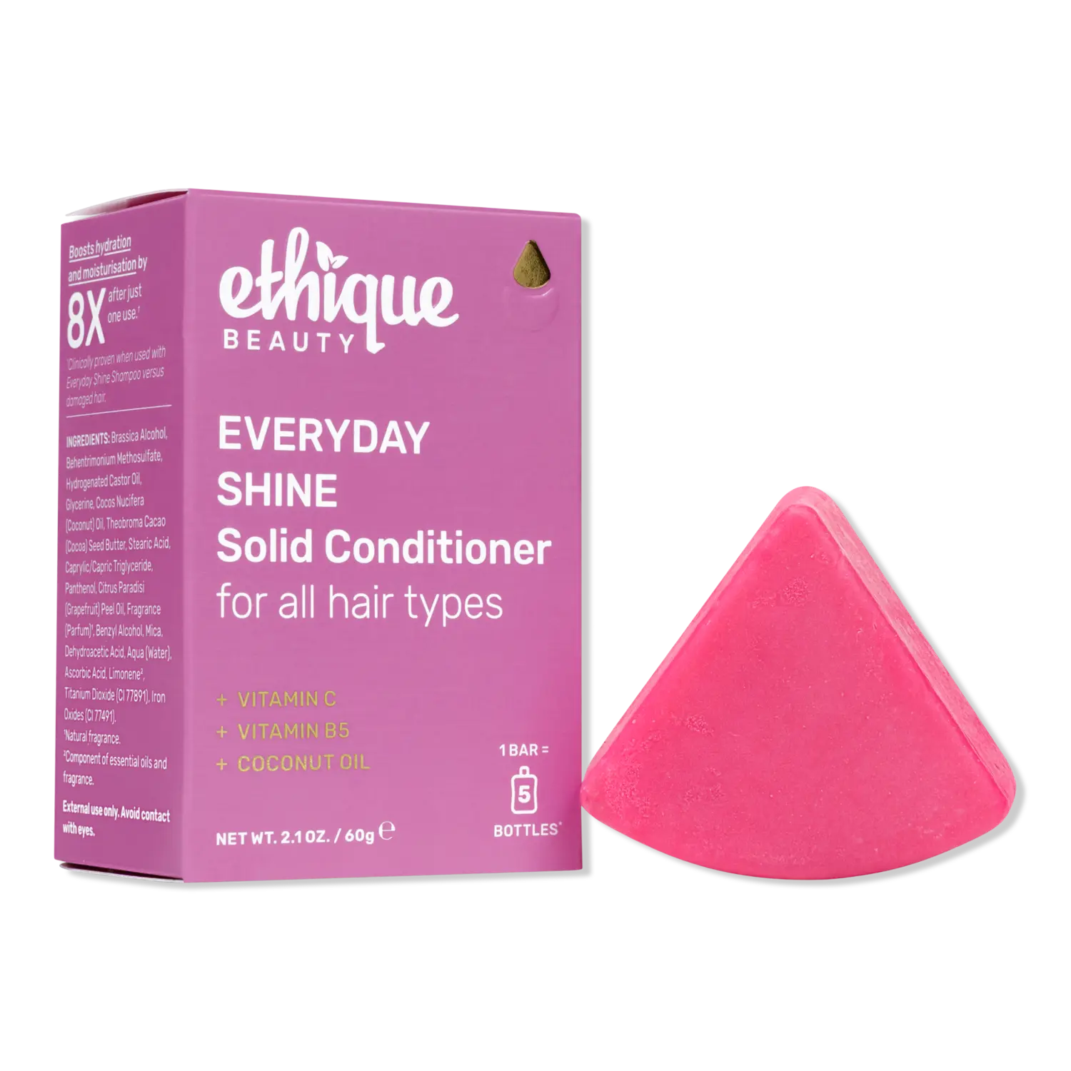 Твердый кондиционер для волос Everyday Shine Ethique Beauty
Твердый кондиционер для волос Everyday Shine Ethique Beauty