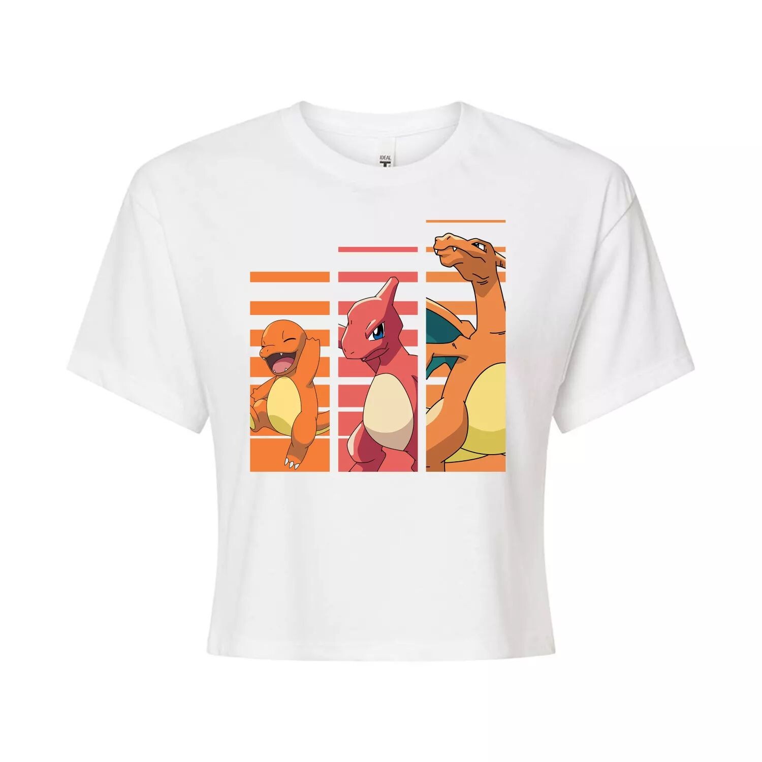 Укороченная футболка с рисунком Pokémon Charmander Evolution для юниоров Licensed Character, белый
Укороченная футболка с рисунком Pokémon Charmander Evolution для юниоров Licensed Character, белый