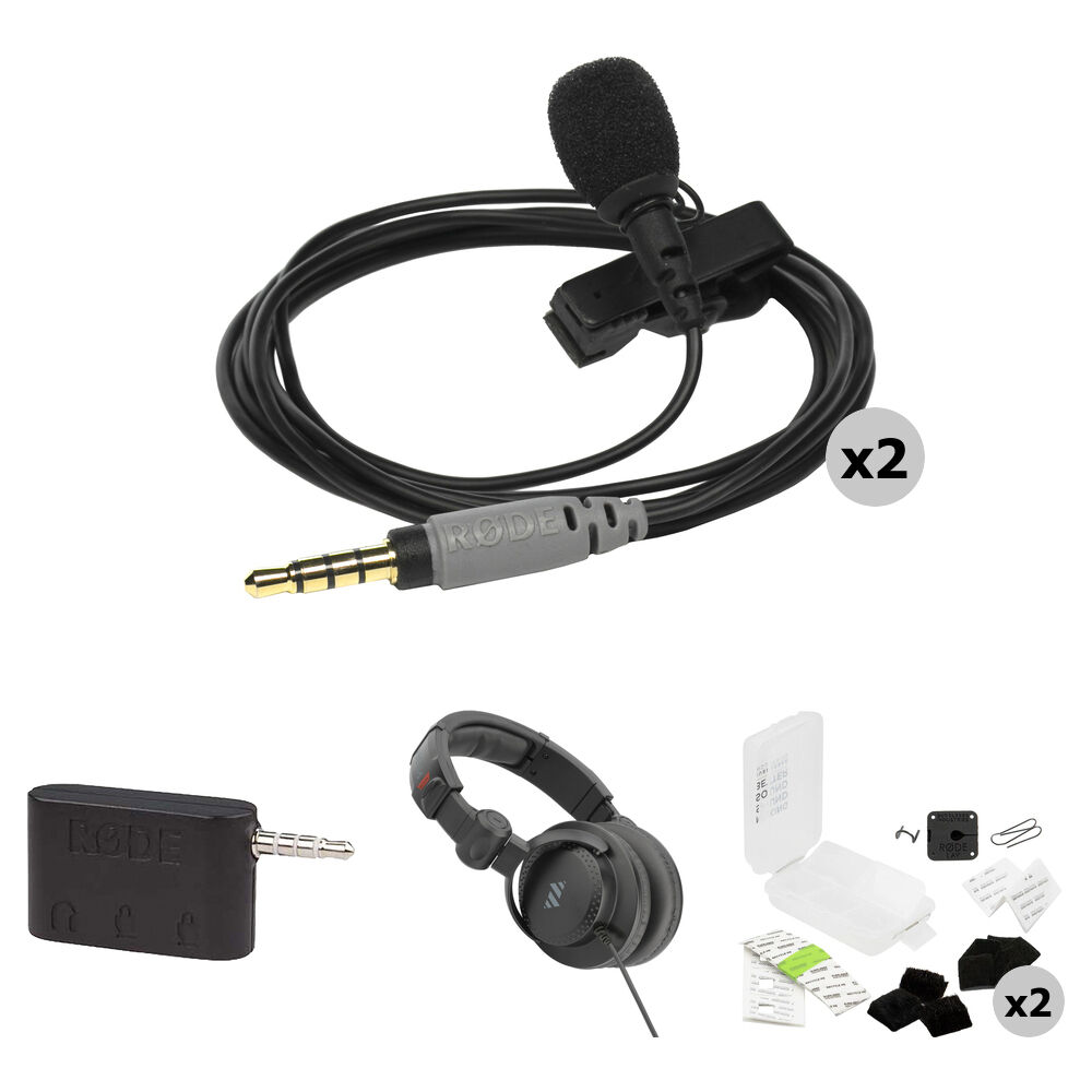 Комплект для интервьюирования RODE smartLav+ для двух человек со скрытым петличным микрофоном для мобильных устройств (черный)
Комплект для интервьюирования RODE smartLav+ для двух человек со скрытым петличным микрофоном для мобильных устройств (черный)