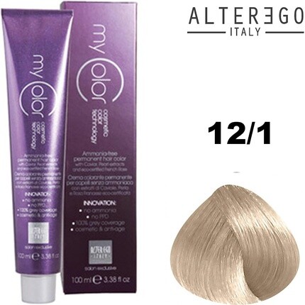 My Color 12/1 SS Экстра Светлый Пепельный Блондин 100мл Alterego
My Color 12/1 SS Экстра Светлый Пепельный Блондин 100мл Alterego