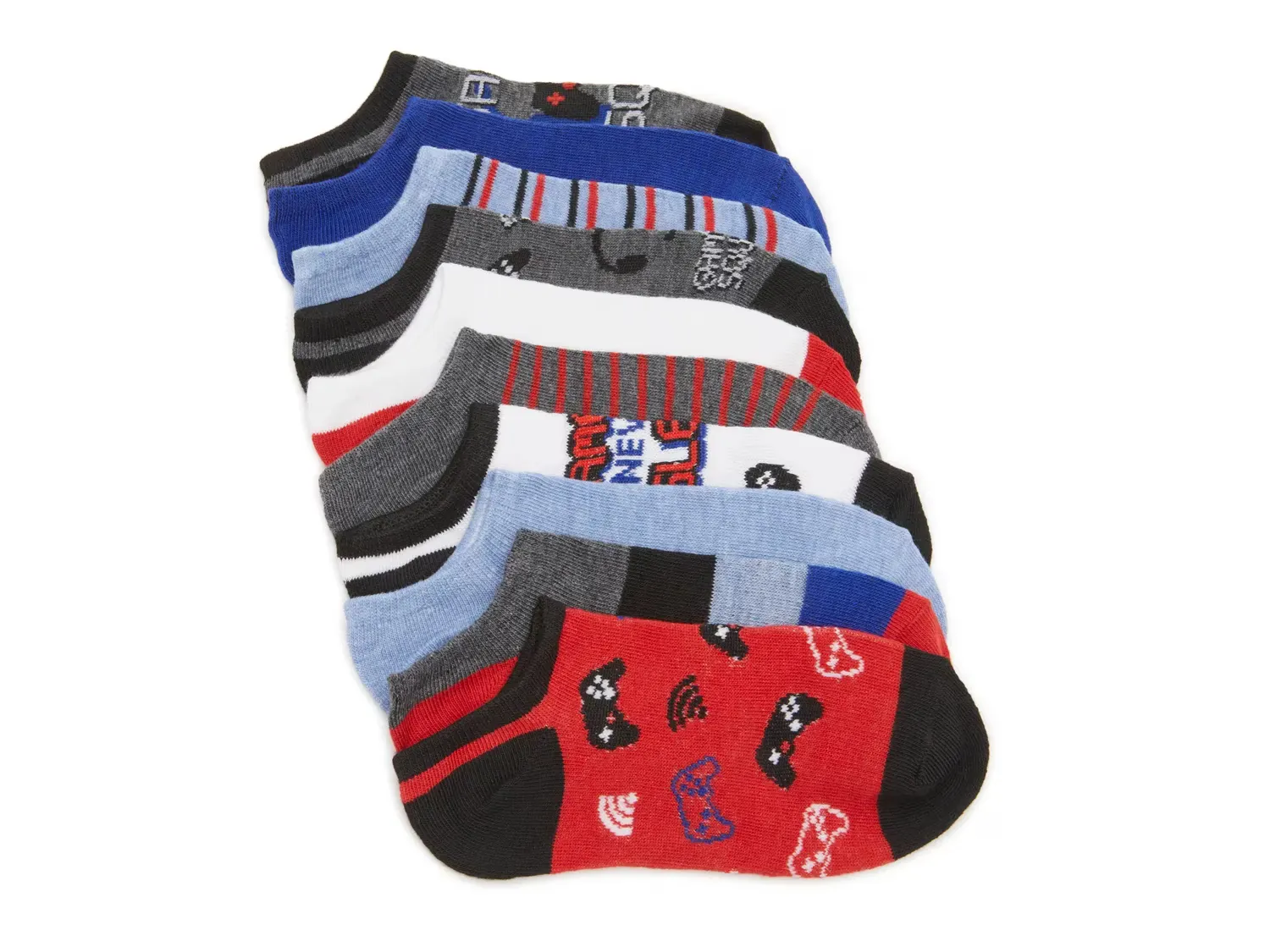 Носки низкие детские Gamer Kids' - набор 10 пар Capelli New York, Multicolor
Носки низкие детские Gamer Kids' - набор 10 пар Capelli New York, Multicolor