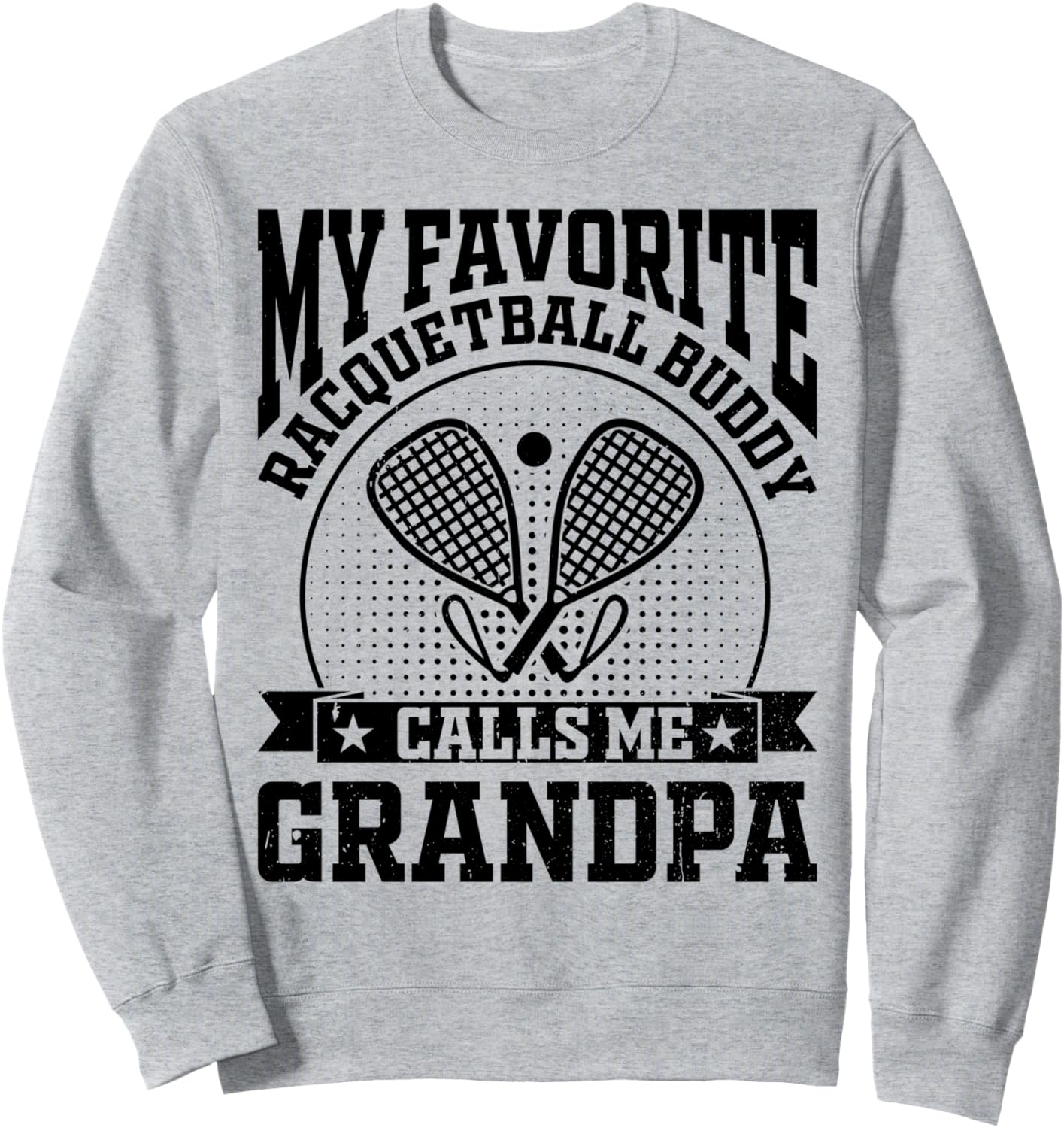 Толстовка с надписью Мой любимый друг по ракетболу называет меня дедушкой Racquetball Grandpa Racquetball Player, серый
Толстовка с надписью Мой любимый друг по ракетболу называет меня дедушкой Racquetball Grandpa Racquetball Player, серый
