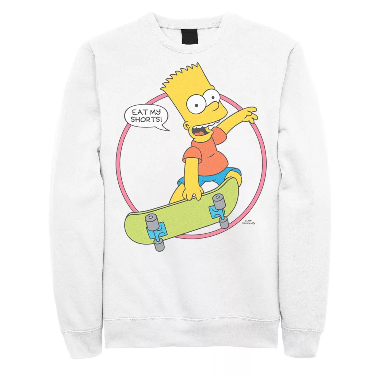 Мужской флисовый пуловер с рисунком The Simpsons Bart Simpson Eat My Shorts Licensed Character
Мужской флисовый пуловер с рисунком The Simpsons Bart Simpson Eat My Shorts Licensed Character