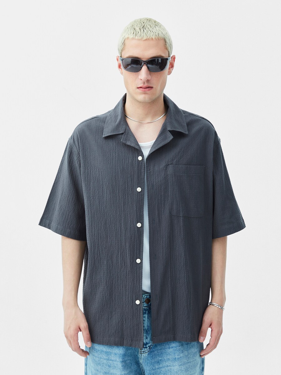 Рубашка на пуговицах Comfort fit VAMOS CLO, антрацит
Рубашка на пуговицах Comfort fit VAMOS CLO, антрацит