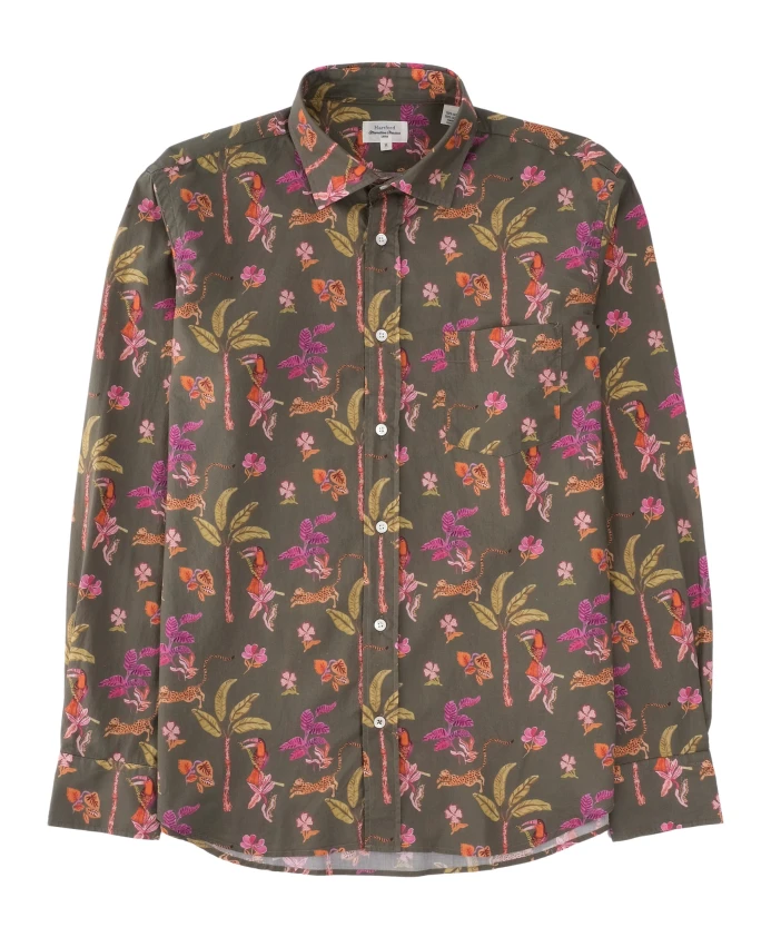 Рубашка с принтом «Джунгли» Hartford, мультиколор
Рубашка с принтом «Джунгли» Hartford, мультиколор