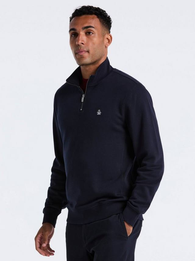 Органический хлопковый флисовый джемпер с молнией Original Penguin, Dark Sapphire
Органический хлопковый флисовый джемпер с молнией Original Penguin, Dark Sapphire