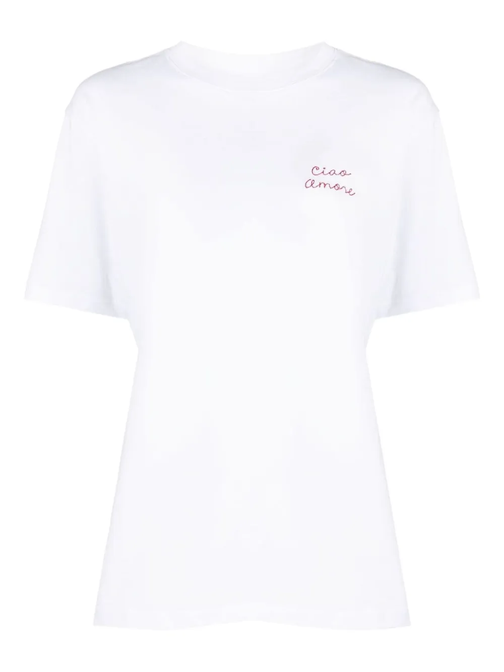 Хлопковая футболка с вышивкой Giada Benincasa, белый
Хлопковая футболка с вышивкой Giada Benincasa, белый