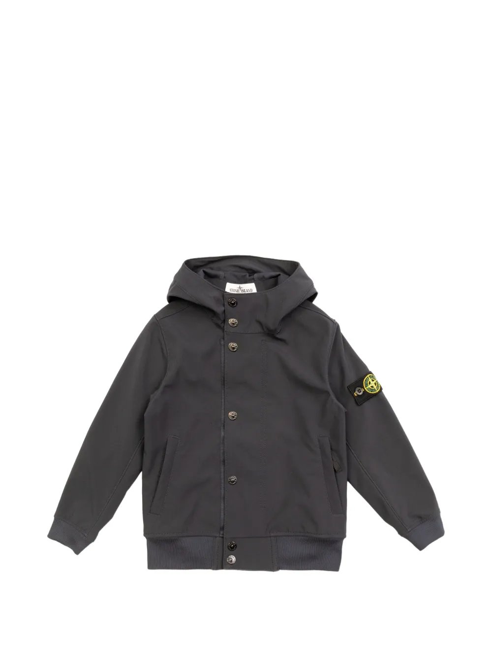 Куртка с капюшоном на пуговицах Stone Island Junior, серый
Куртка с капюшоном на пуговицах Stone Island Junior, серый