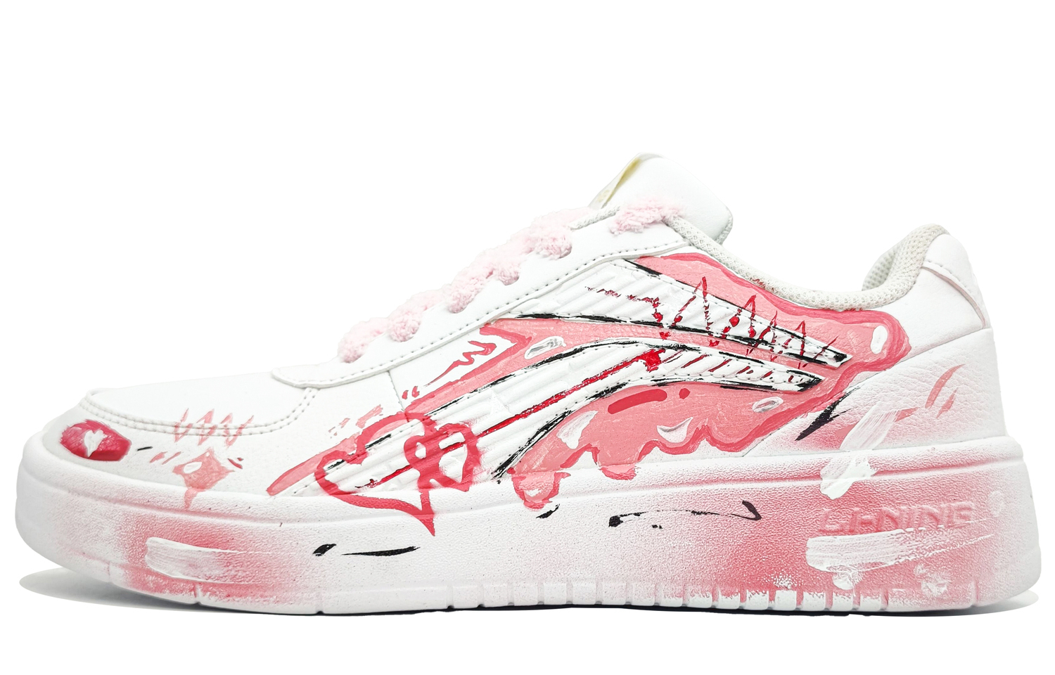 LINING Лининг нескользящие, износостойкие, легкие низкие скейтерские кроссовки мужские бело-розовые, цвет White Pink
LINING Лининг нескользящие, износостойкие, легкие низкие скейтерские кроссовки мужские бело-розовые, цвет White Pink