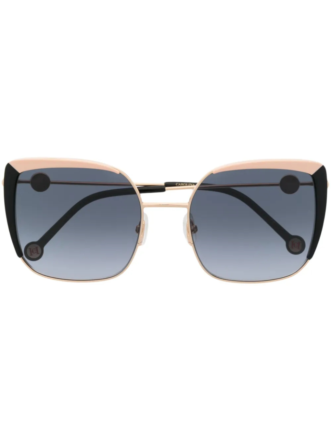 Carolina Herrera солнцезащитные очки в квадратной оправе, черный 
Carolina Herrera солнцезащитные очки в квадратной оправе, черный