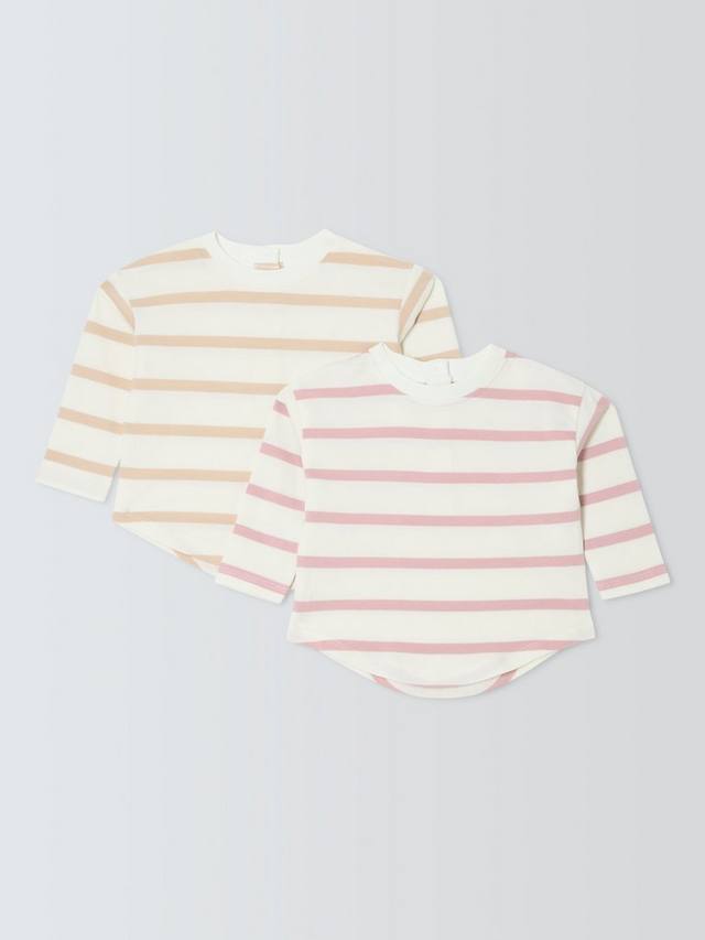 Детские топы с длинными рукавами в полоску John Lewis, разноцветный
Детские топы с длинными рукавами в полоску John Lewis, разноцветный