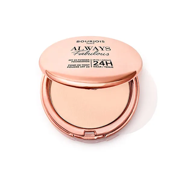 Пудровая основа под макияж Always Fabulous Compact Bourjois, 100
Пудровая основа под макияж Always Fabulous Compact Bourjois, 100