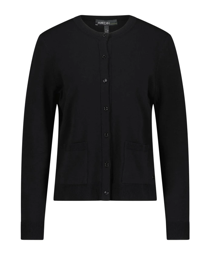 Кардиган из вискозной смеси Marc Cain, черный
Кардиган из вискозной смеси Marc Cain, черный
