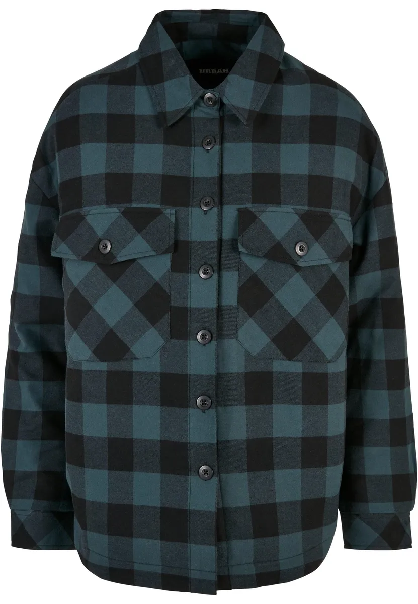 Куртка всепогодная URBAN CLASSICS " Urban Classics Women's Ladies Flannel Padded Overshirt" (1 шт.), без капюшона, черный
Куртка всепогодная URBAN CLASSICS " Urban Classics Women's Ladies Flannel Padded Overshirt" (1 шт.), без капюшона, черный