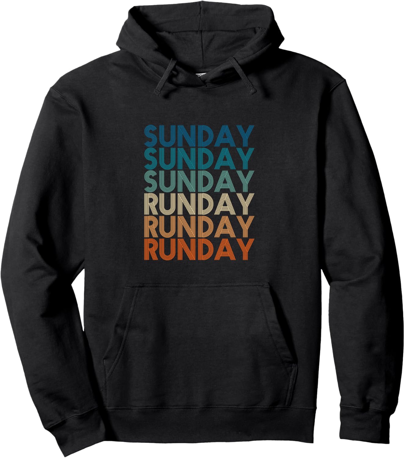 Sunday Runday - Винтажная тренировочная спортивная толстовка для фитнеса Run-Day, черный
Sunday Runday - Винтажная тренировочная спортивная толстовка для фитнеса Run-Day, черный