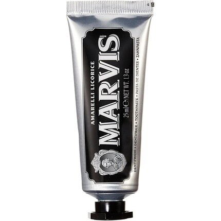 Зубная паста Amarelli солодка и мята 25 мл — дорожный размер, Marvis
Зубная паста Amarelli солодка и мята 25 мл — дорожный размер, Marvis