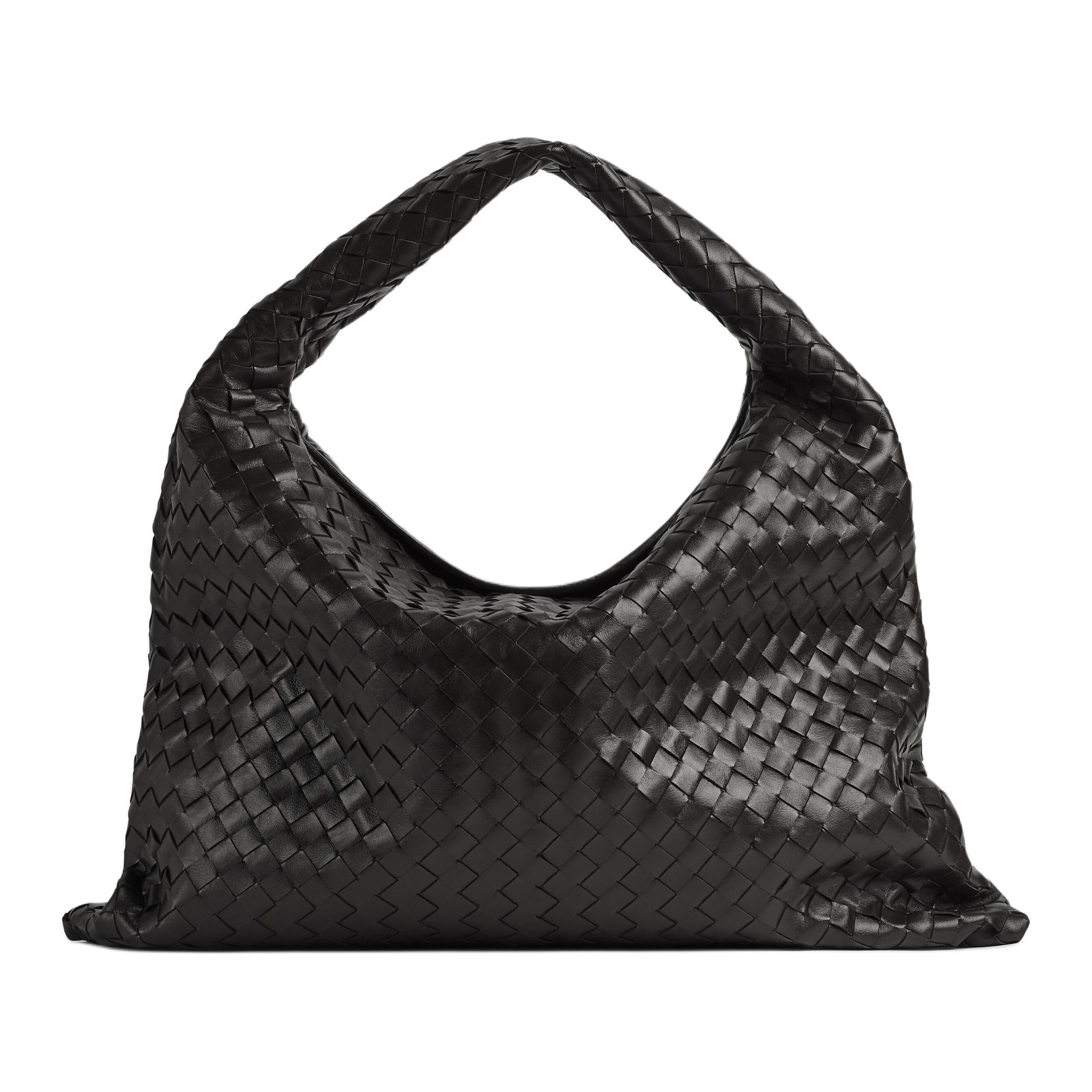 Bottega Veneta Кожаная сумка через плечо женская большая черная 
Bottega Veneta Кожаная сумка через плечо женская большая черная