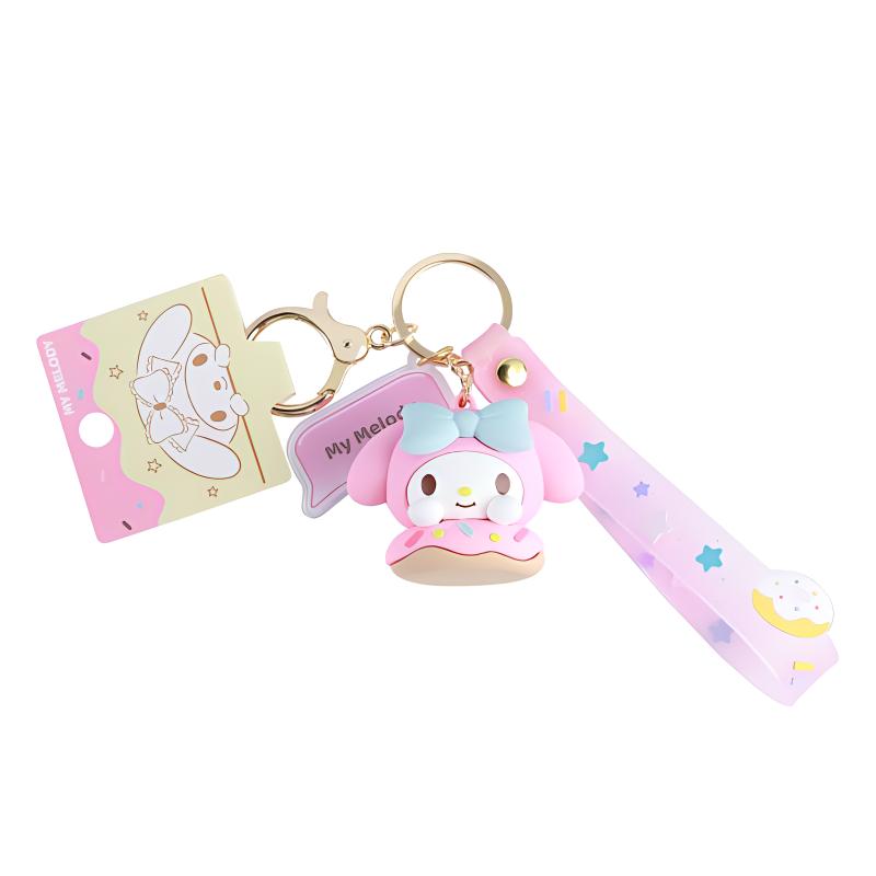 Sanrio Привет Китти Мелоди ПВХ виниловая мягкая металлическая подвеска унисекс, My Melody
Sanrio Привет Китти Мелоди ПВХ виниловая мягкая металлическая подвеска унисекс, My Melody