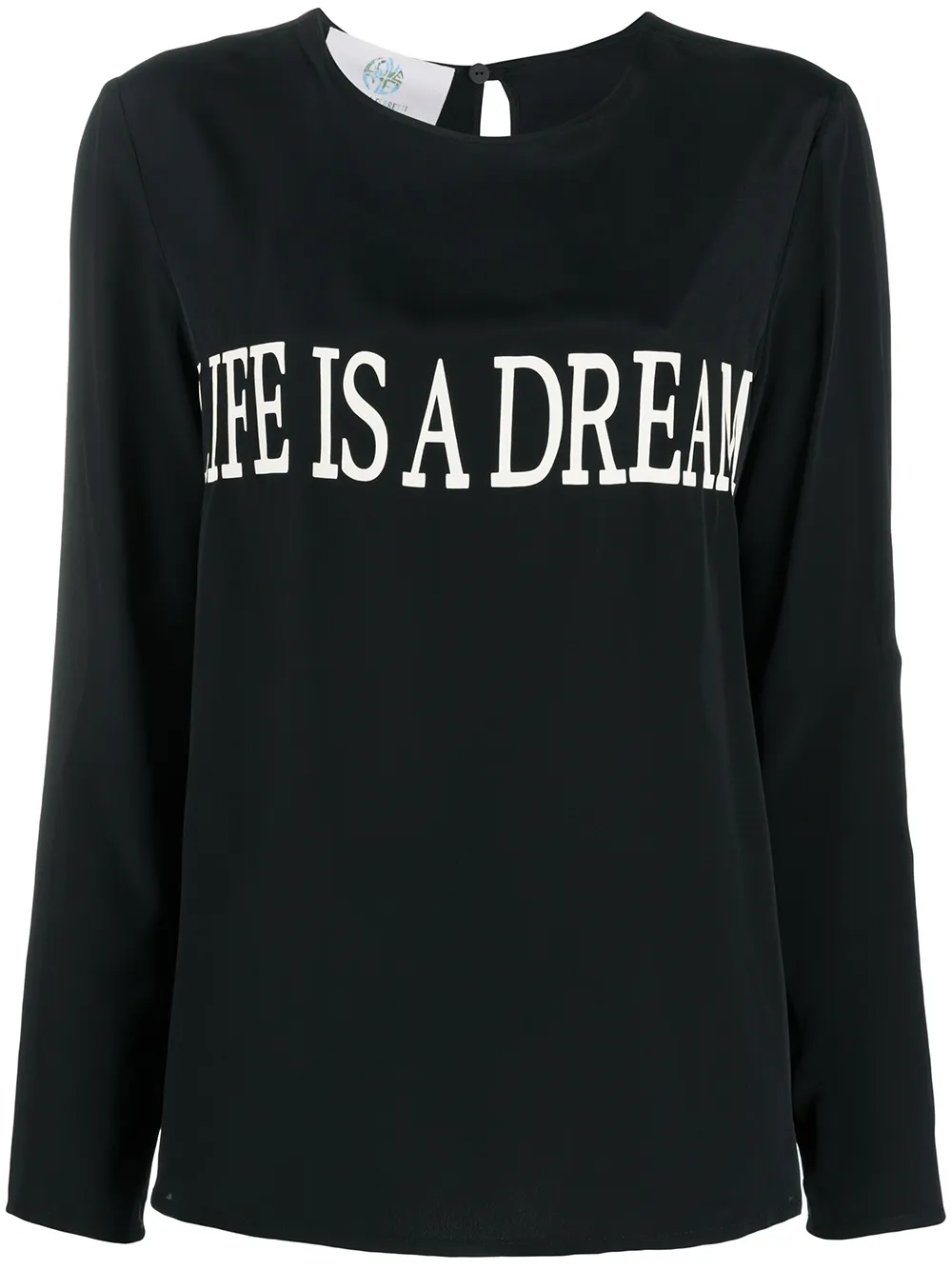 Блузка Life Is A Dream Alberta Ferretti, черный 
Блузка Life Is A Dream Alberta Ferretti, черный