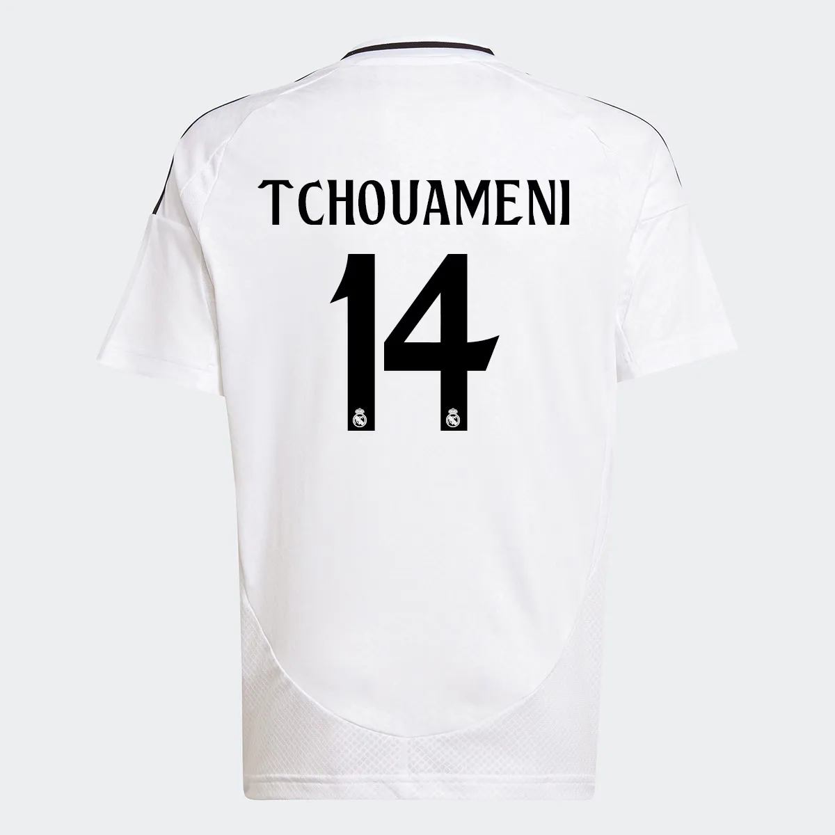 Реал Мадрид КФ 1-й комплект детская футболка 2024-2025 Tchouameni 14 Adidas, белый
Реал Мадрид КФ 1-й комплект детская футболка 2024-2025 Tchouameni 14 Adidas, белый