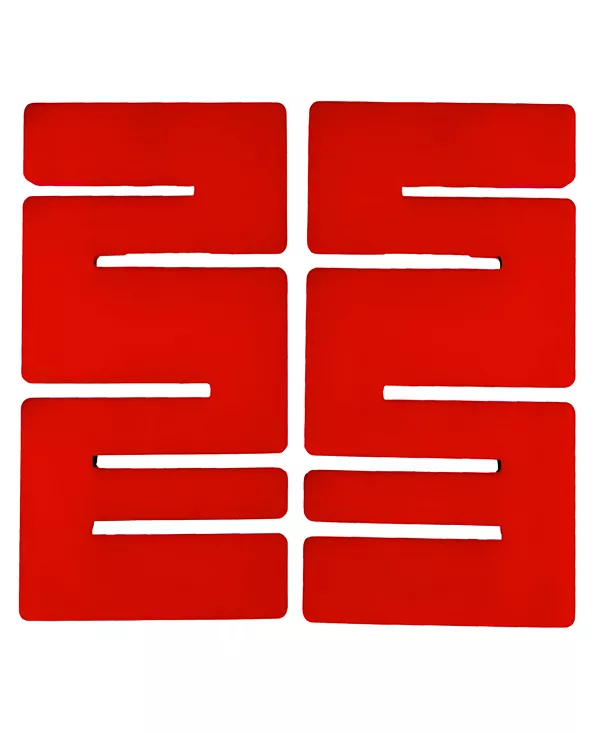 Геометрические серьги-гвоздики Swanky Designs, red
Геометрические серьги-гвоздики Swanky Designs, red